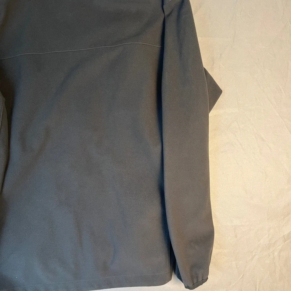 The North Face Mens XL Full Zip Fleece Jacket Charcoal Gray A6GZ FA13 Mock Neck